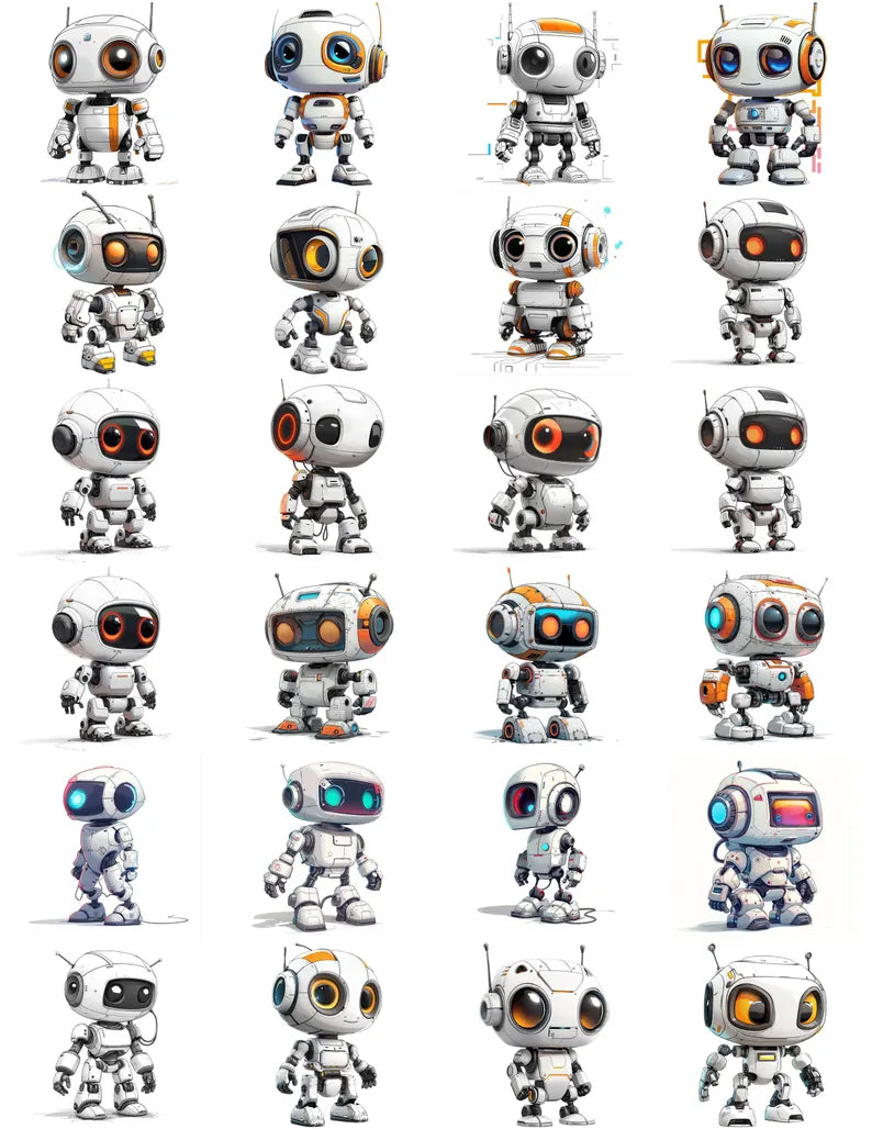Robots IA PNG-SVG
